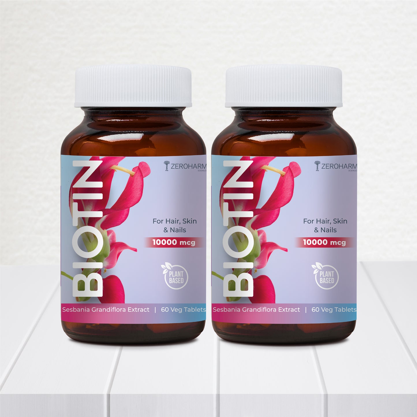 Biotin 10000 MCG Tablets For Hair, Skin & Nails