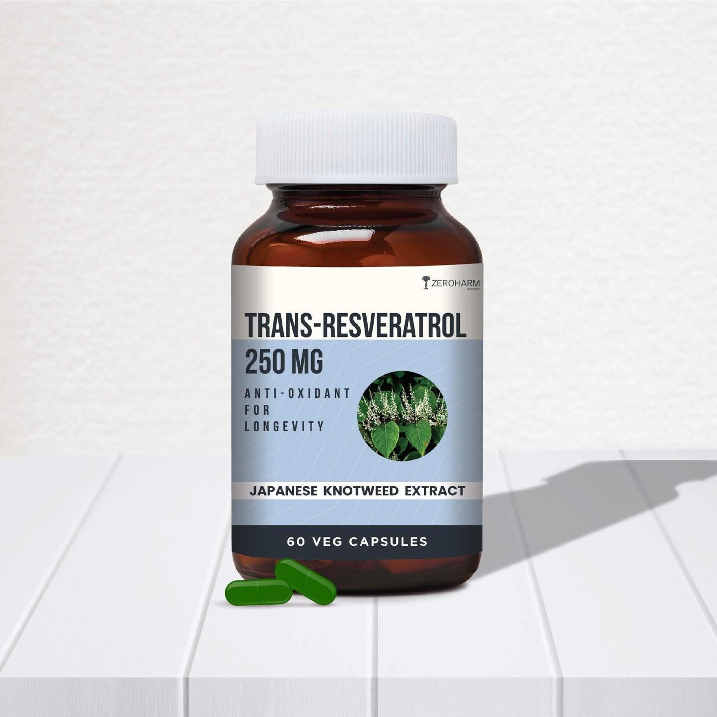 Trans-Resveratrol 250 mg Capsules
