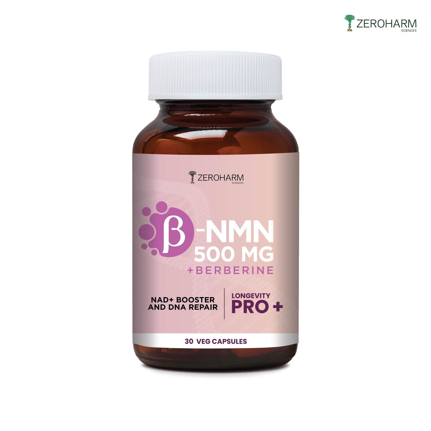 NMN 500 MG + Berberine | 30 Capsules To Boost NAD+