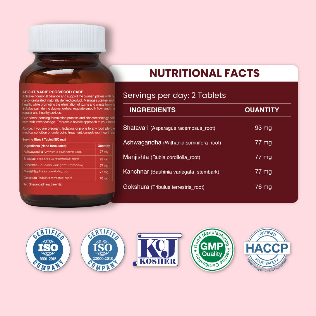 Narie PCOS & PCOD Care Tablets