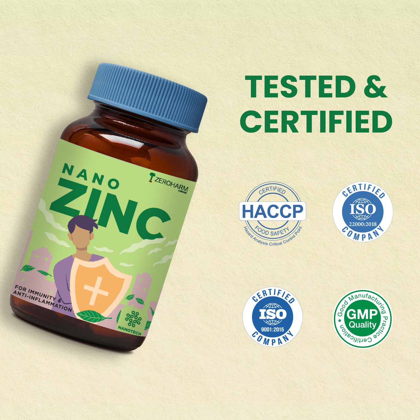 Zinc Supplement Tablets To Boost Immunity