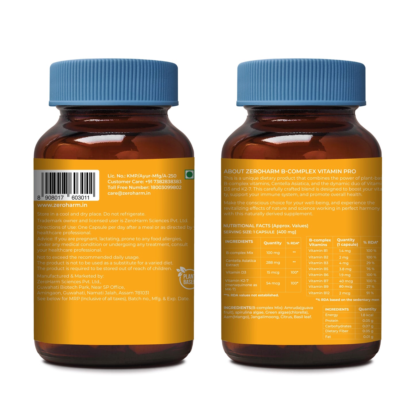 Plant Based Vitamin B Complex Pro