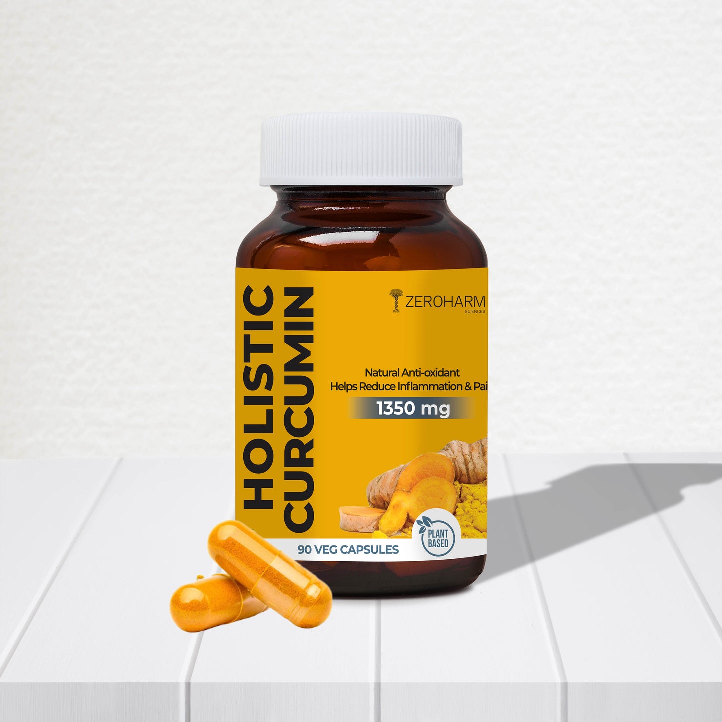 Holistic Curcumin Capsules With Piperine