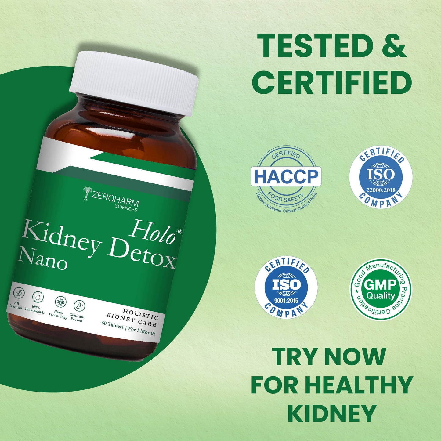 Holo Kidney Detox Tablets - ZeroHarm