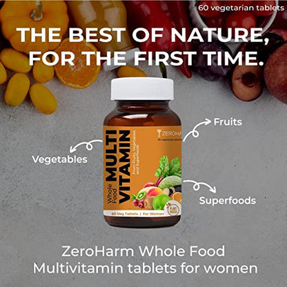 vitamins for women made with vegetables, fruits and superfoods