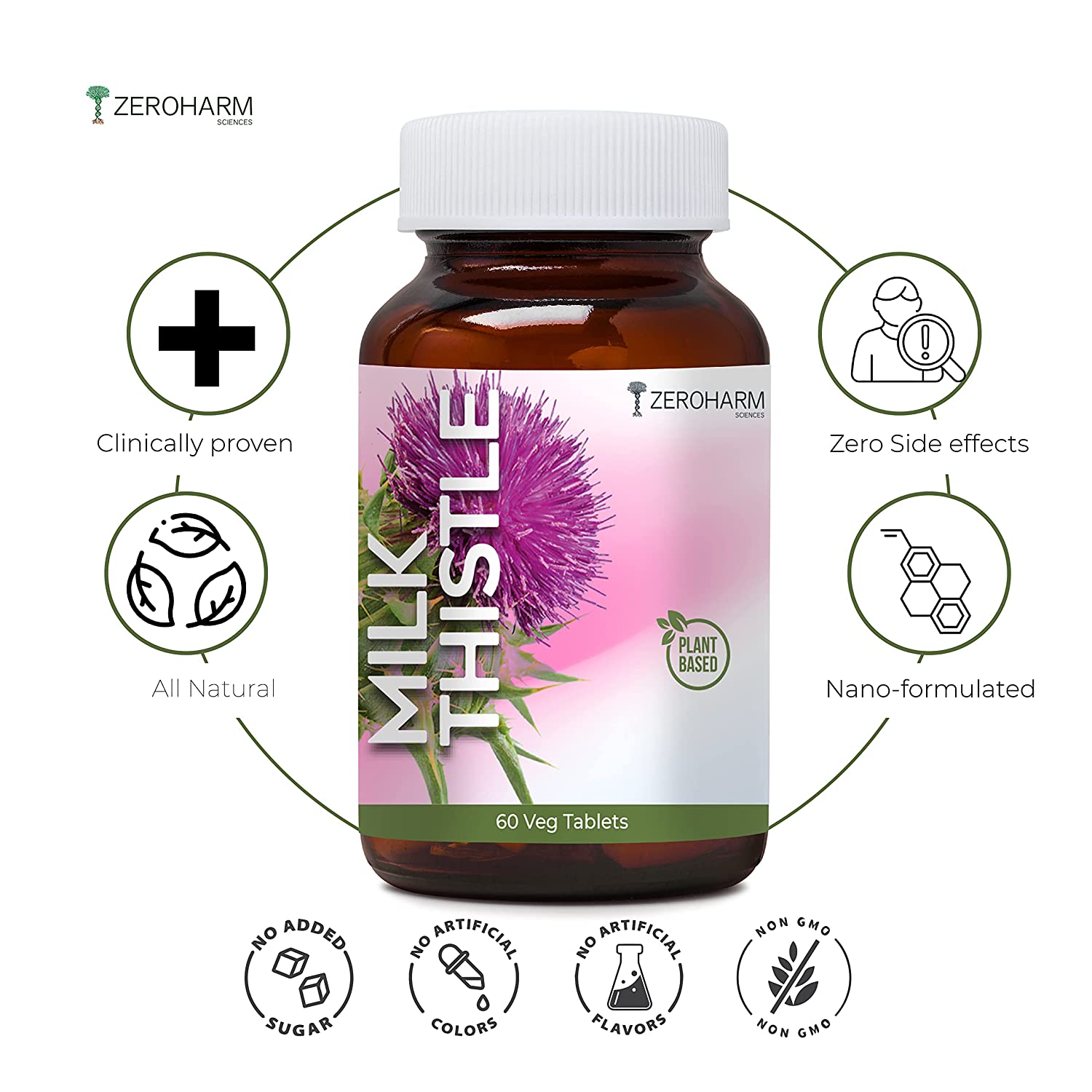 milk thistle extract with zero side effects