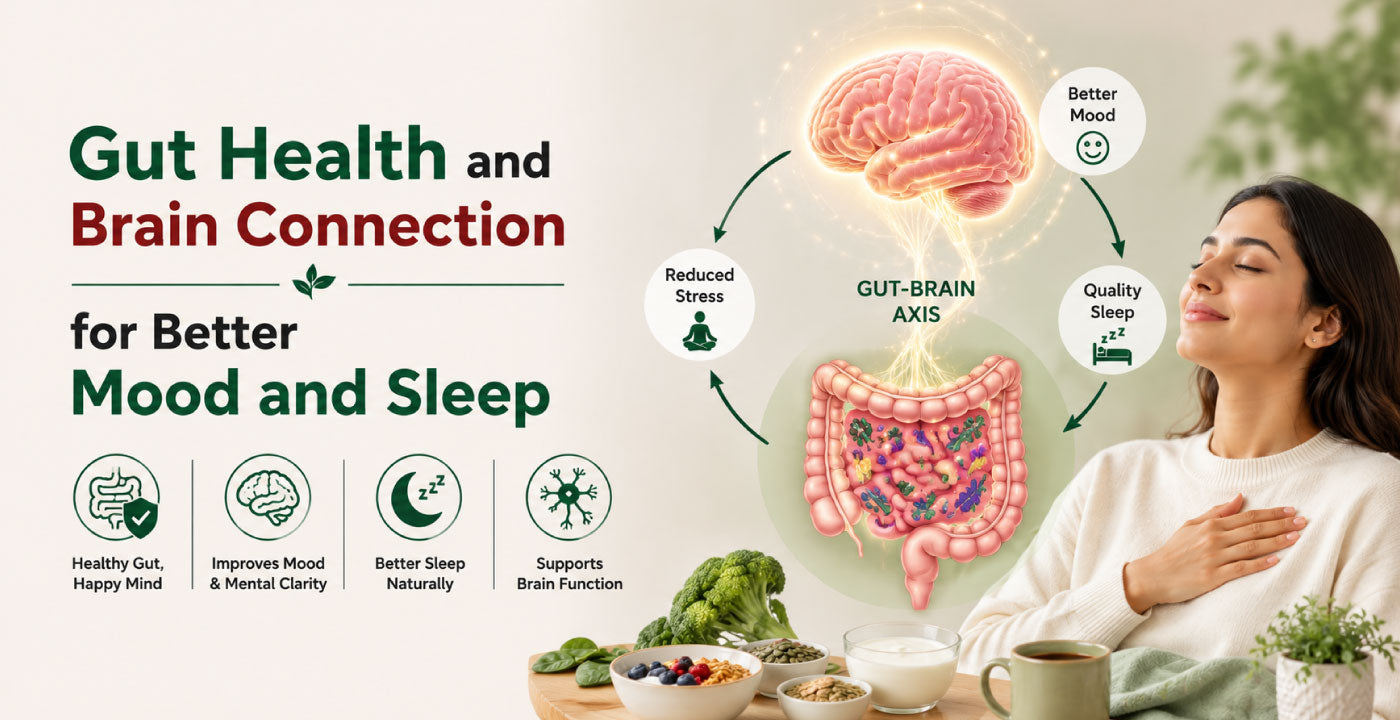 Gut Health and the Gut-Brain Axis: Impact on Mood & Sleep