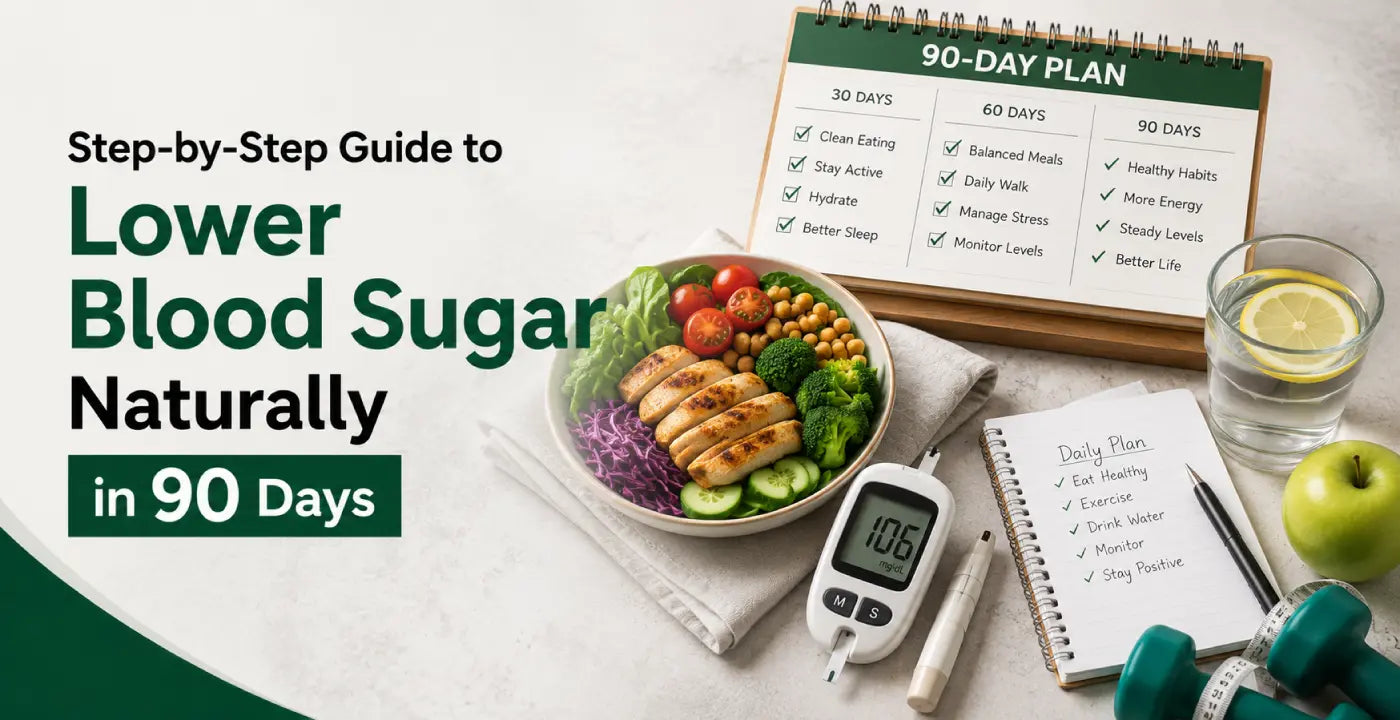 How to Lower Blood Sugar Naturally: Complete 90-Day Guide