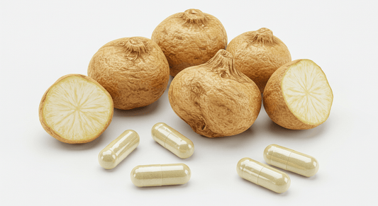 Maca Roots and capsules for hormonal balance nad reproductive health