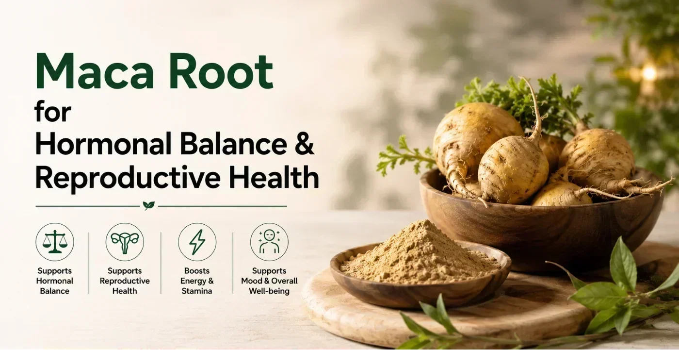 Maca Root for Women's Hormonal Balance & Menopausal Relief