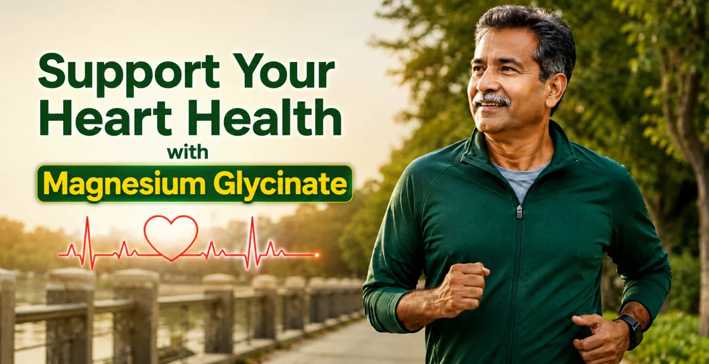 Magnesium Glycinate for Heart Health: How It Supports Heart Rhythm and Blood Pressure