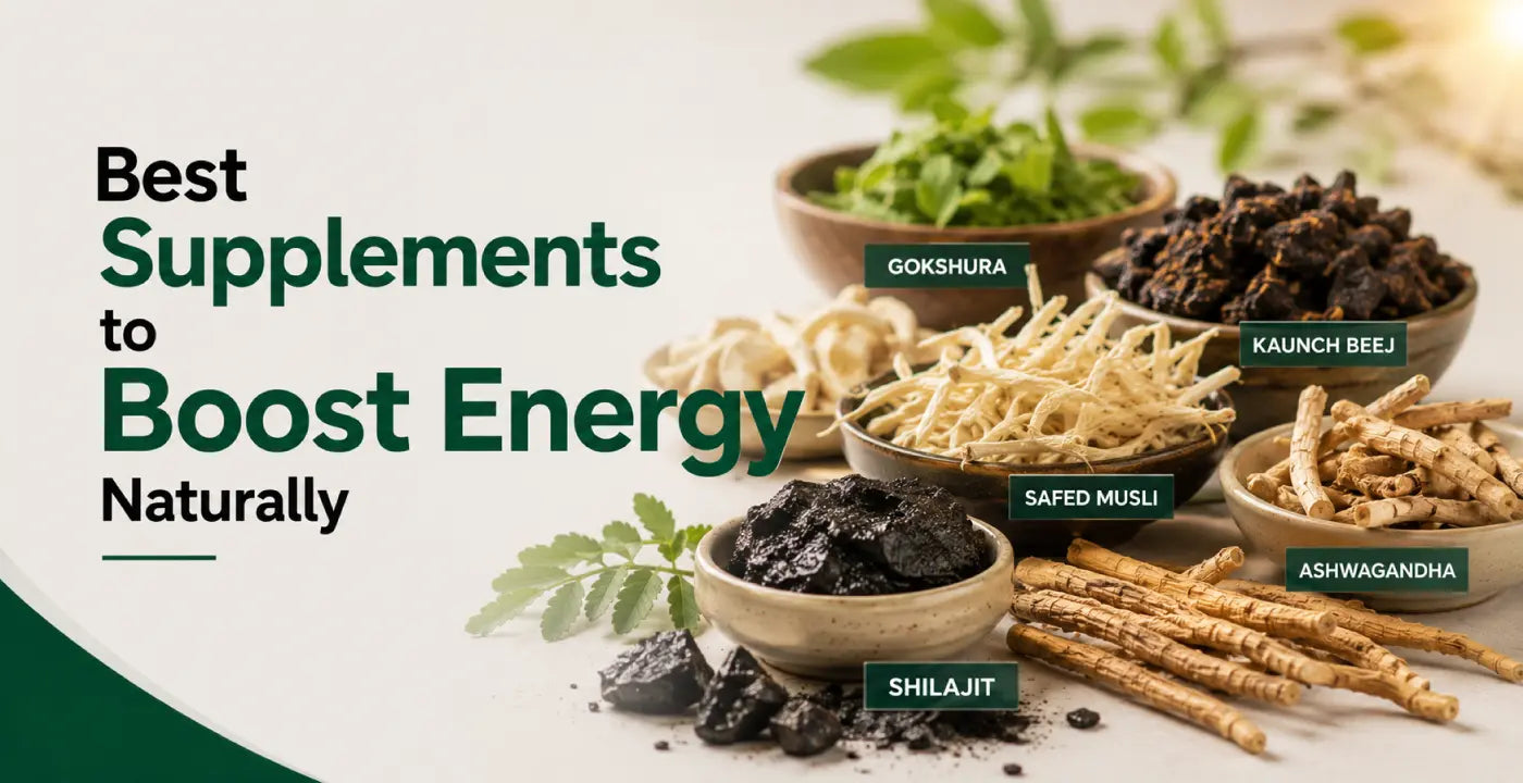 Top 5 Natural Supplements to Boost Energy with Shilajeet Tablet