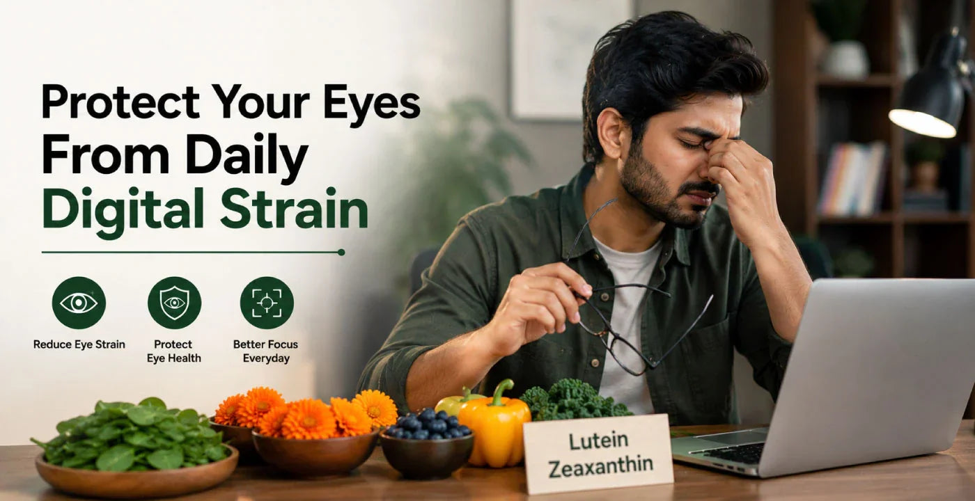 Lutein & Zeaxanthin Support for Digital Eye Strain in India