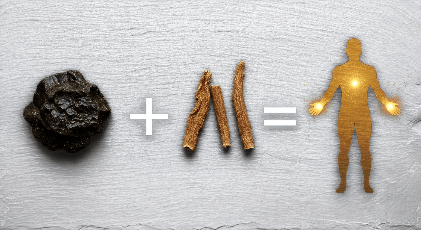 Shilajit + Ashwagandha Stack: The Ultimate Ayurvedic Combo for Men