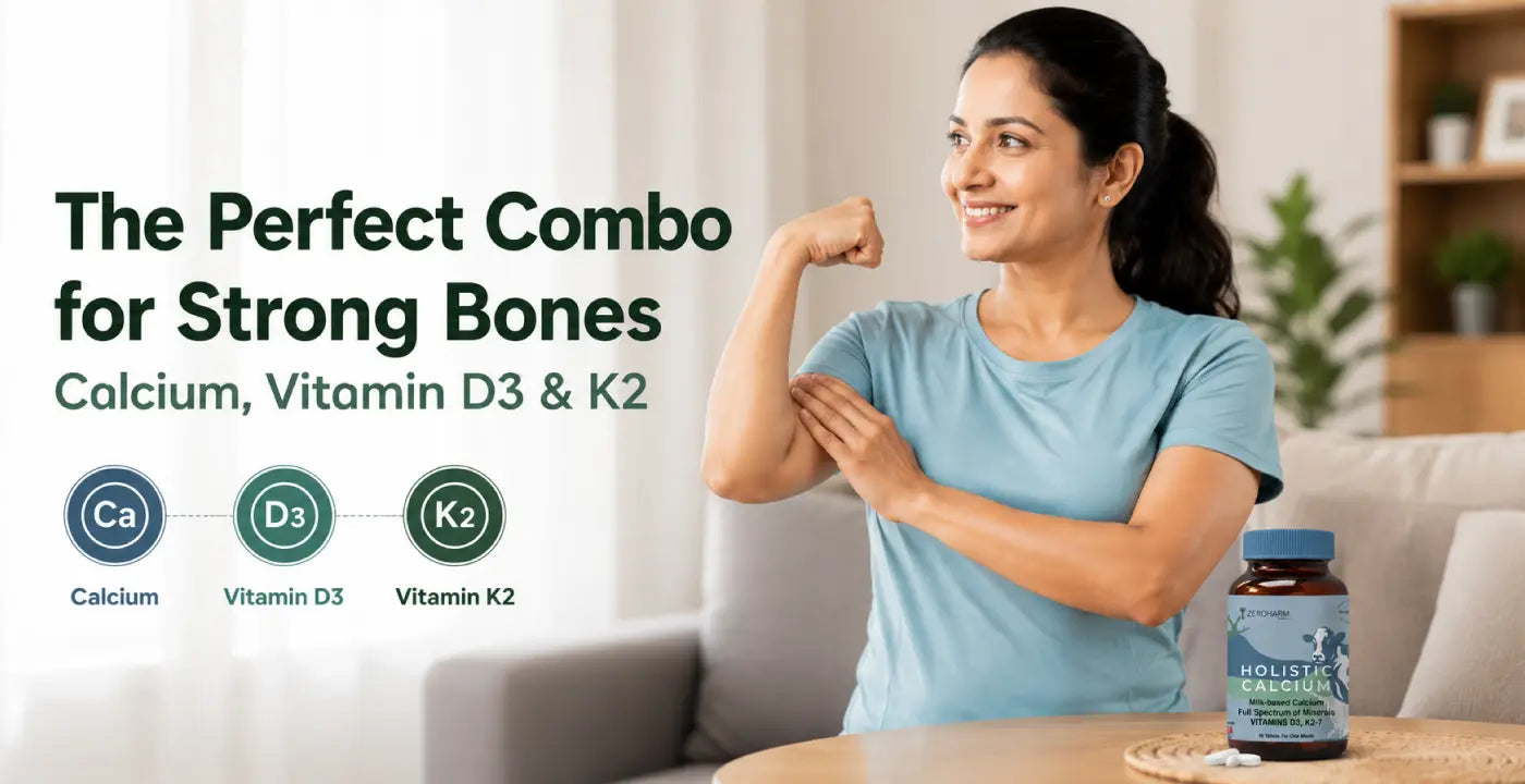 Top 7 Benefits of Calcium Tablets with Vitamin D3 & K2 for Bone Health