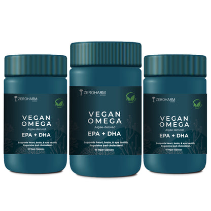Zeroharm Vegan Omega Capsules With High EPA+DHA