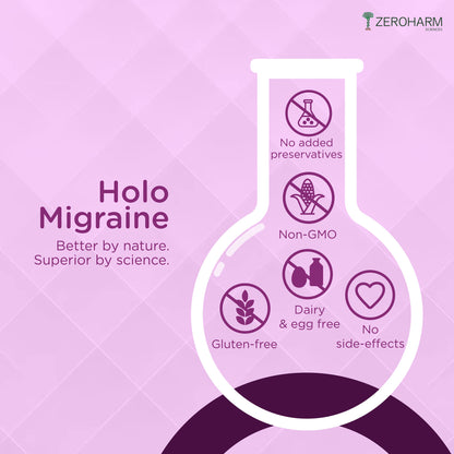 best medicine for migraine made with non-gmo, gluten free, dairy free and no added preservatives