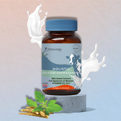 Holistic Calcium And Ashwagandha Tablets