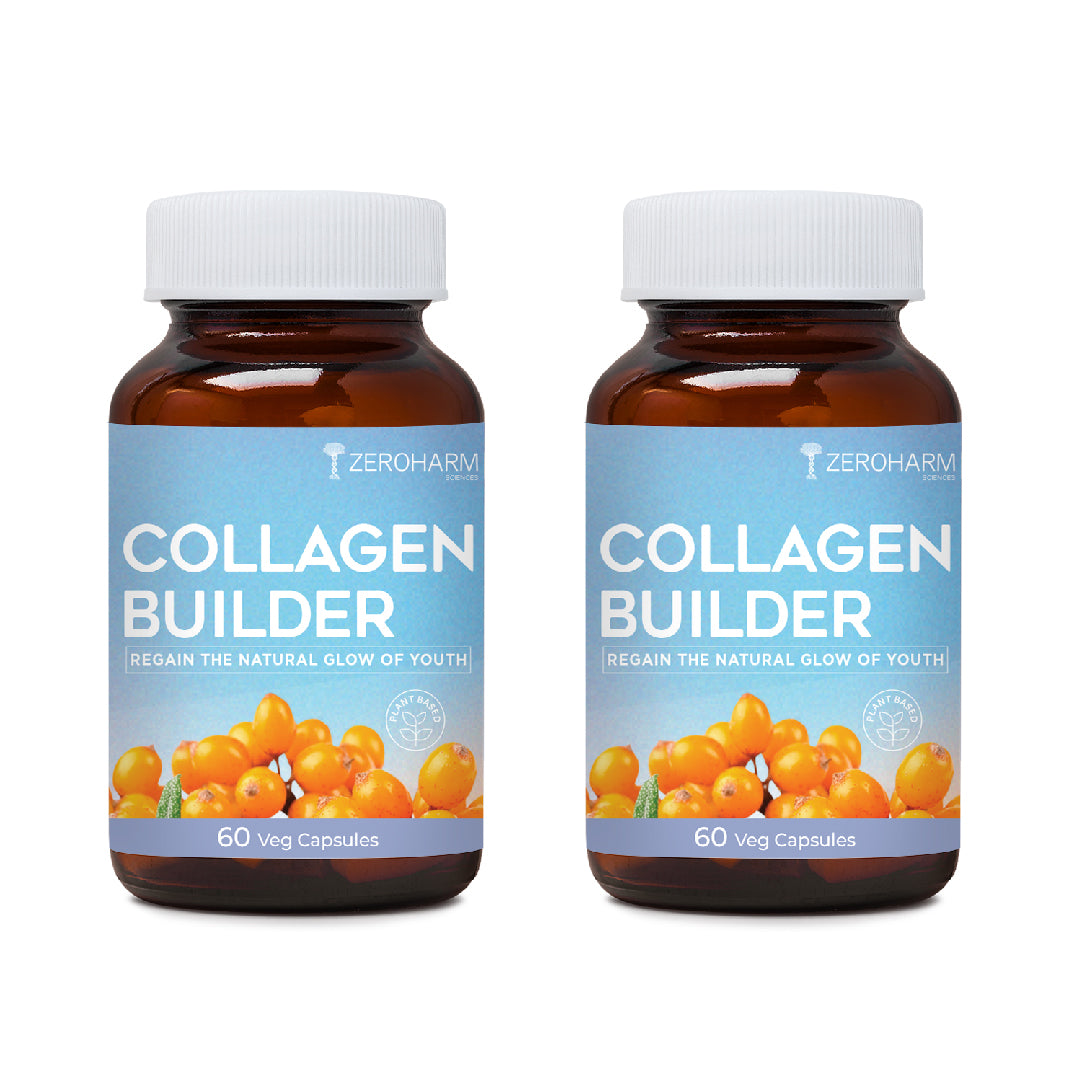 two glass bottles of best collagen supplements