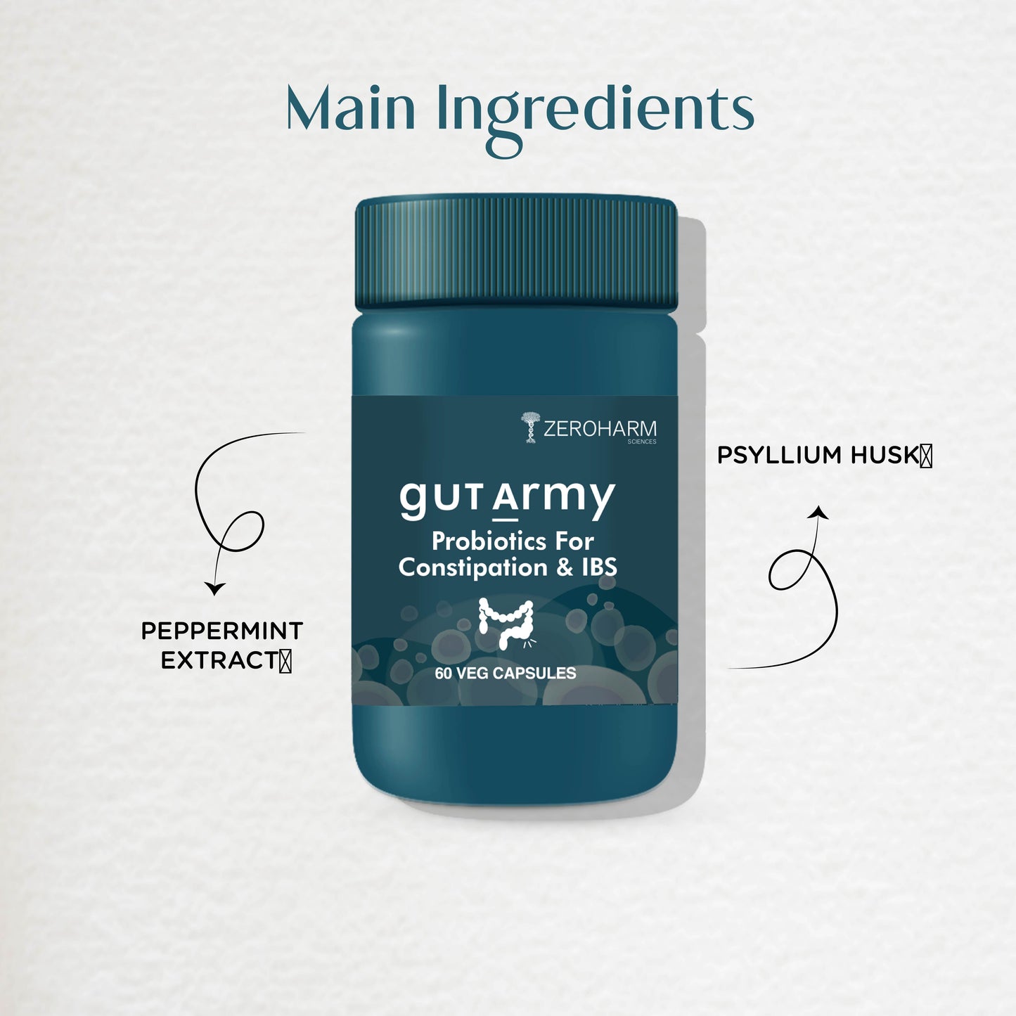Gut Army Constipation IBS Capsules