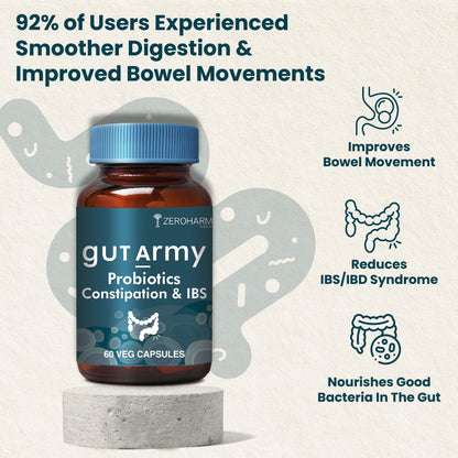 Gut Army Constipation IBS Capsules