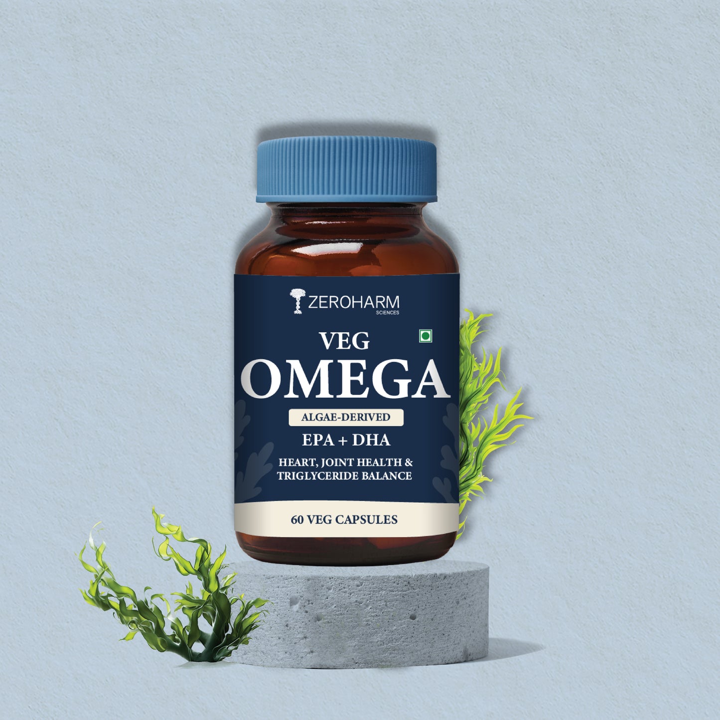 ZeroHarm Veg Omega Capsules With High EPA+DHA