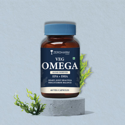 ZeroHarm Veg Omega Capsules With High EPA+DHA