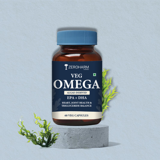 ZeroHarm Veg Omega Capsules With High EPA+DHA
