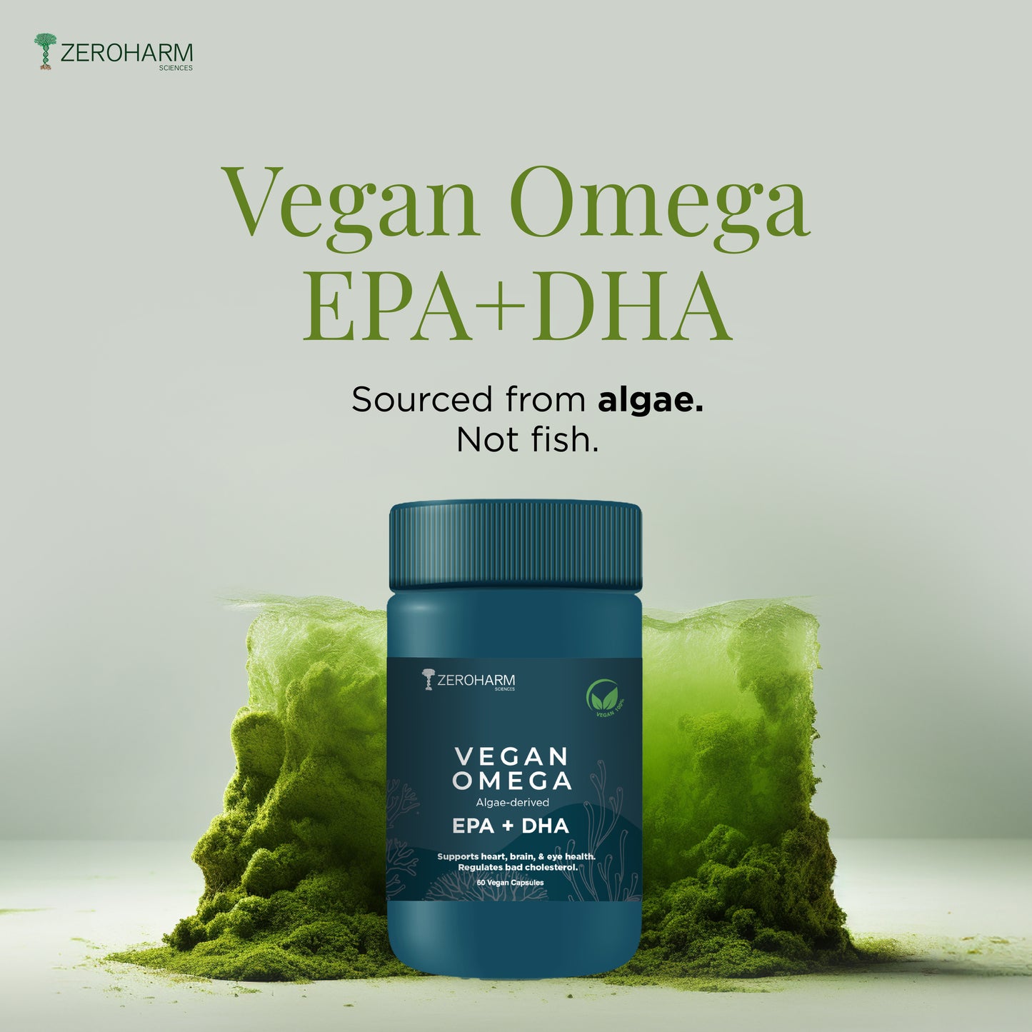 epa dha supplement made with algae not fish