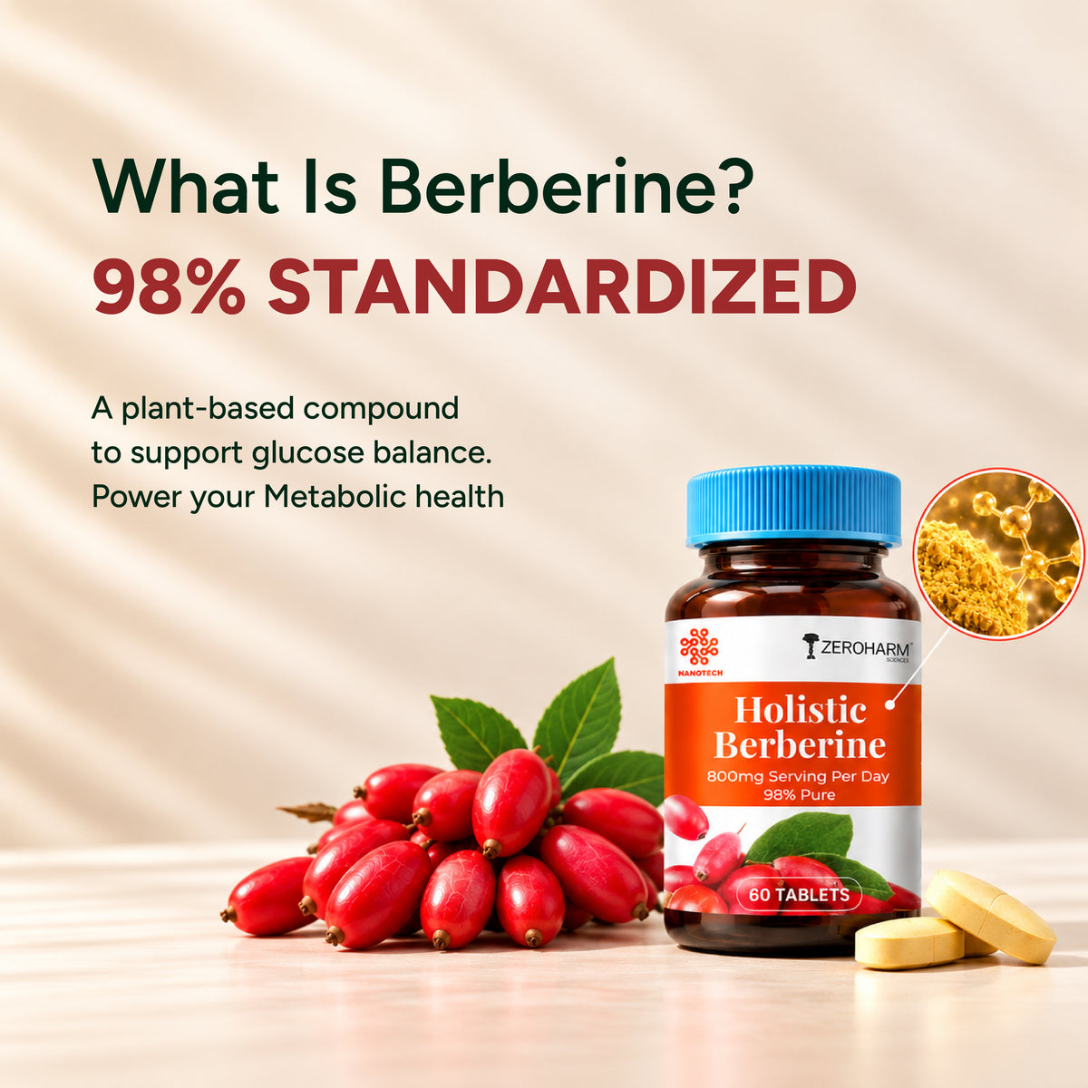Holistic Berberine Complete Blood Sugar Support