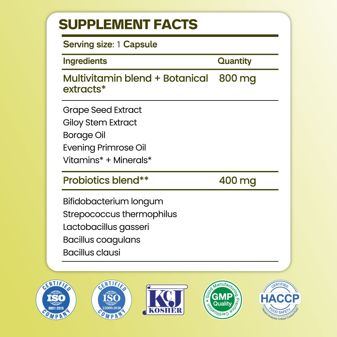 Probiotic Multivitamin All In One Capsules