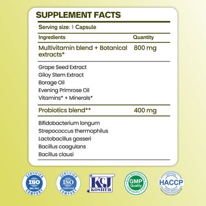 Probiotic Multivitamin All In One Capsules