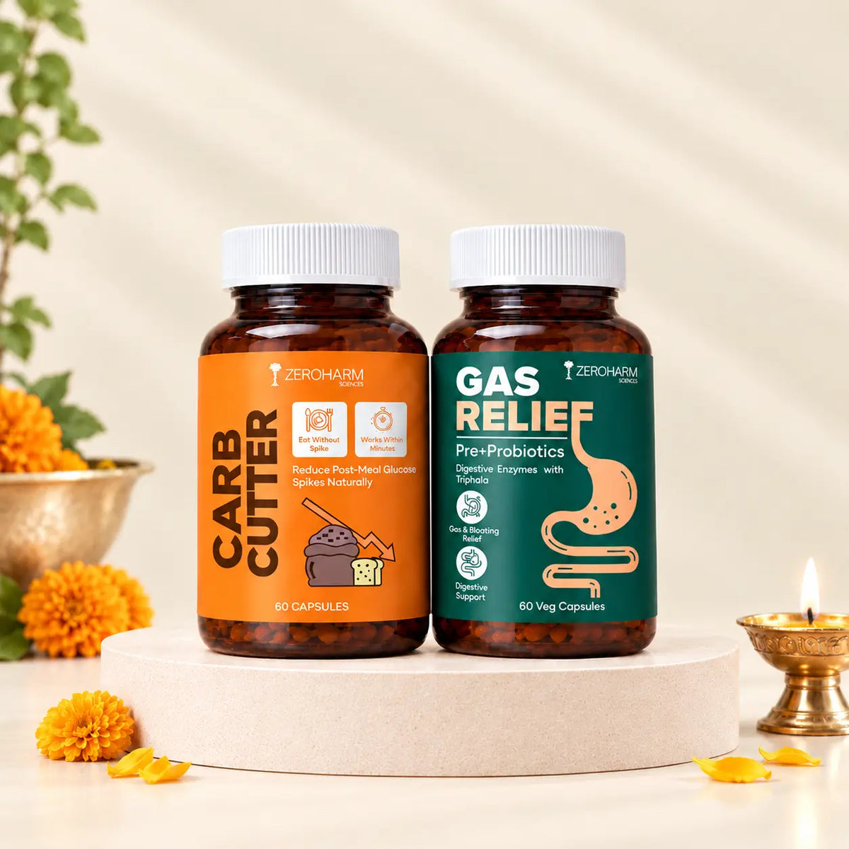 The Festive Foodie Duo: Carb Cutter + Gas Relief