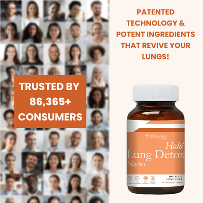 Ayurvedic Holo Lung Detox Tablets For Pollution - ZeroHarm