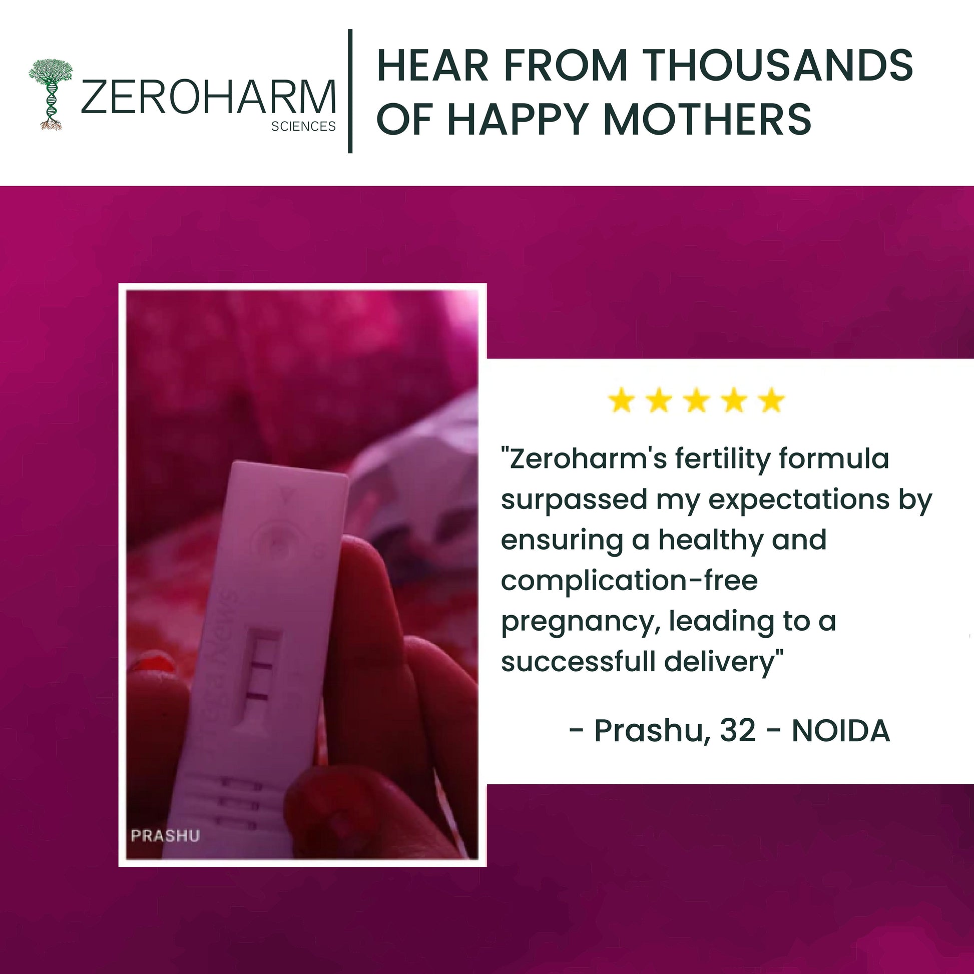 Ayurvedic ZeroHarm Narie Fertility Formula Tablets to Conceive Naturally - ZeroHarm