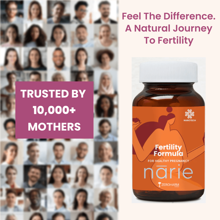 Ayurvedic ZeroHarm Narie Fertility Formula Tablets to Conceive Naturally - ZeroHarm