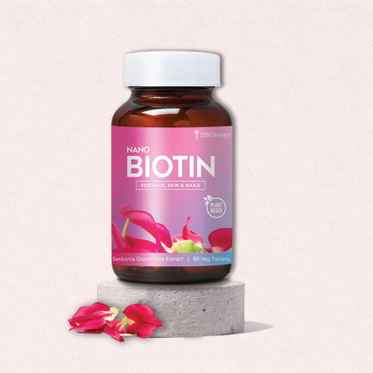 Biotin 30 MCG Tablets For Hair, Skin & Nails