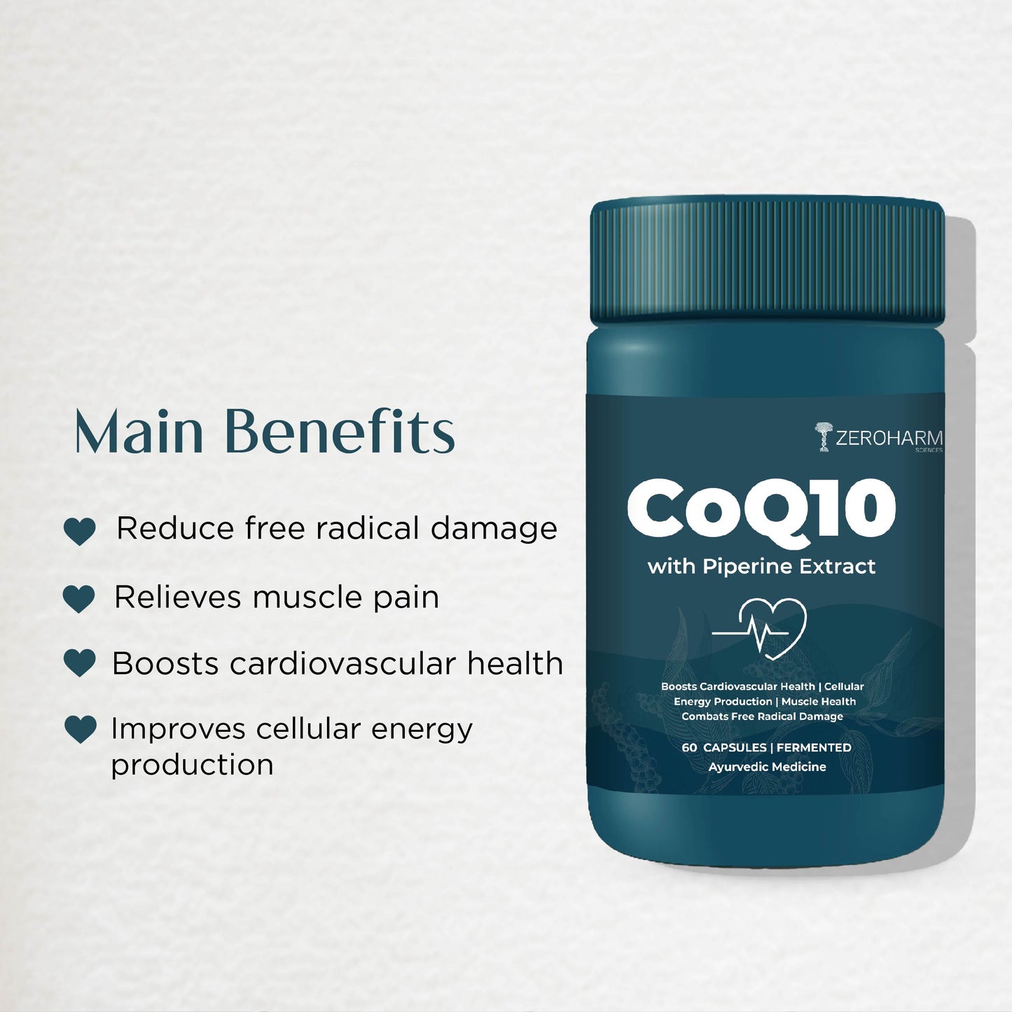 CoQ10 With Piperine Extract - Zeroharm
