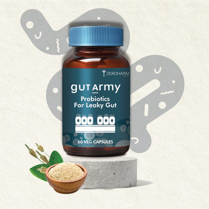 Gut Army Probiotic Leaky Gut Supplements - Zeroharm
