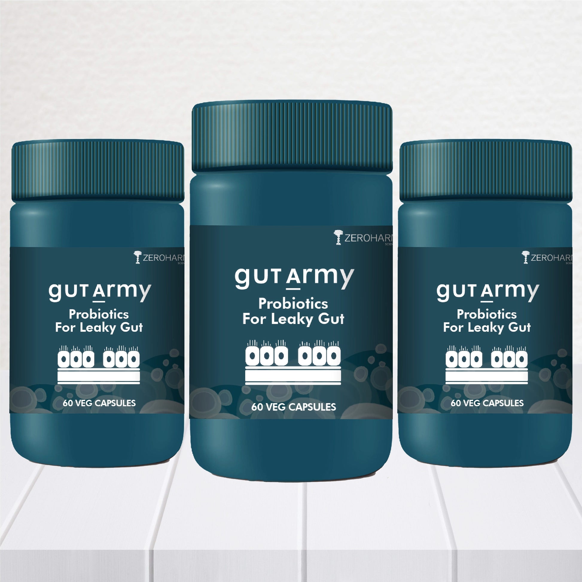 Gut Army Probiotic Leaky Gut Supplements - Zeroharm