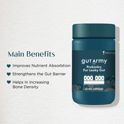 Gut Army Probiotic Leaky Gut Supplements - Zeroharm