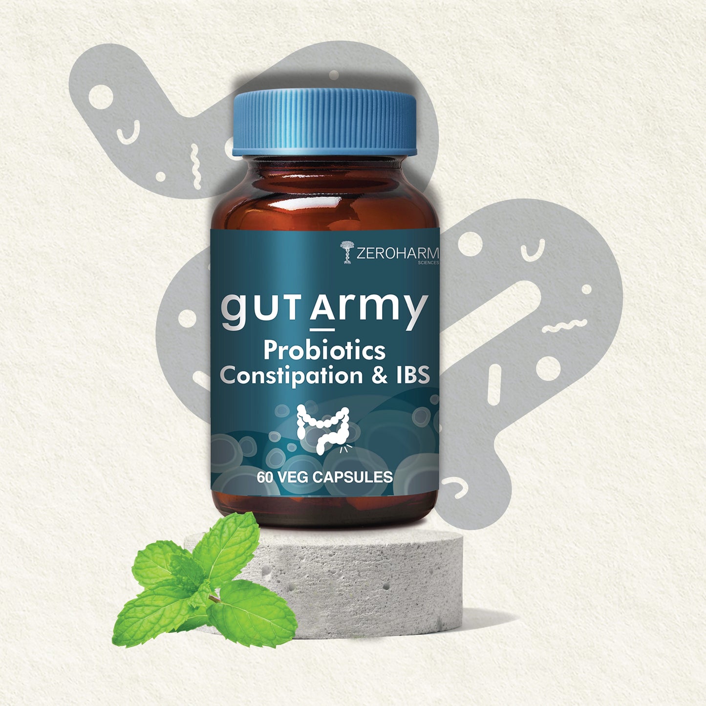 Gut Army Constipation IBS Capsules