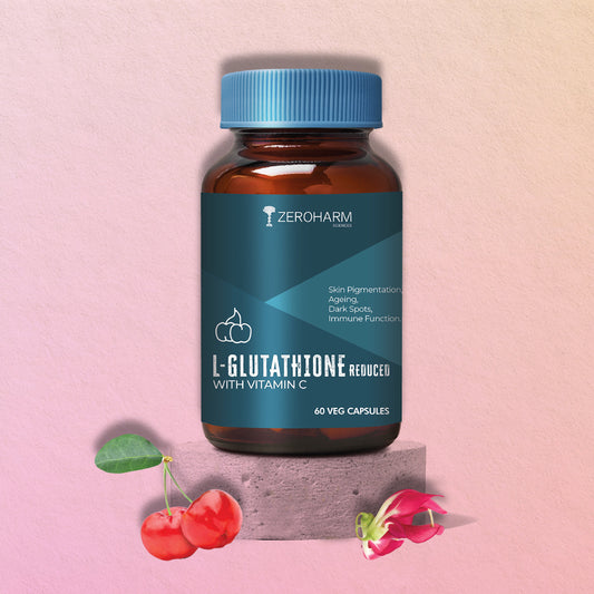 L Glutathione Reduced With Vitamin C Capsules - Zeroharm