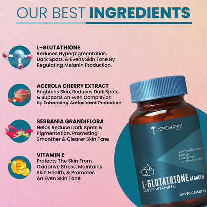 L Glutathione Reduced With Vitamin C Tablets - Zeroharm L Glutathione Reduced With Vitamin C Tablets - Zeroharm