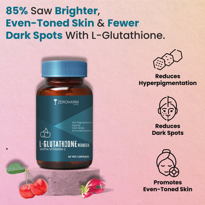 L Glutathione Reduced With Vitamin C Capsules - Zeroharm