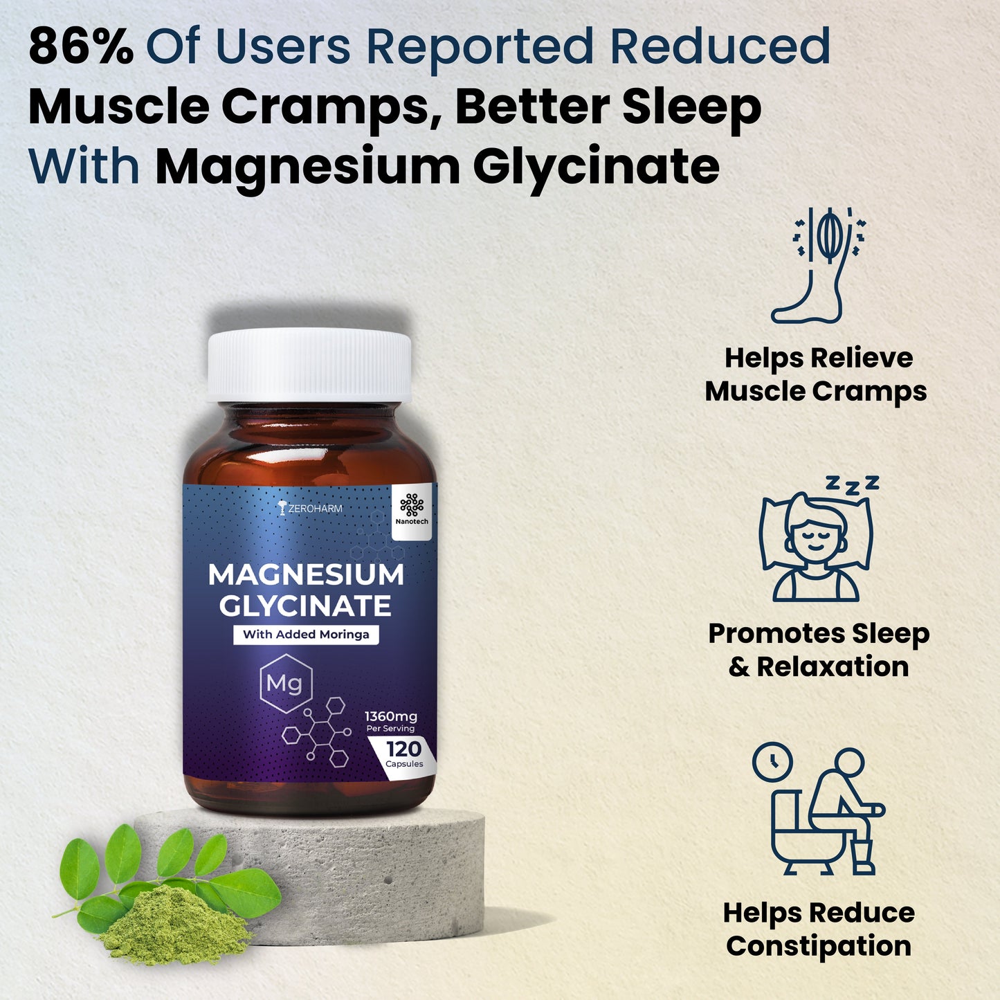Magnesium Glycinate Capsules - Zeroharm