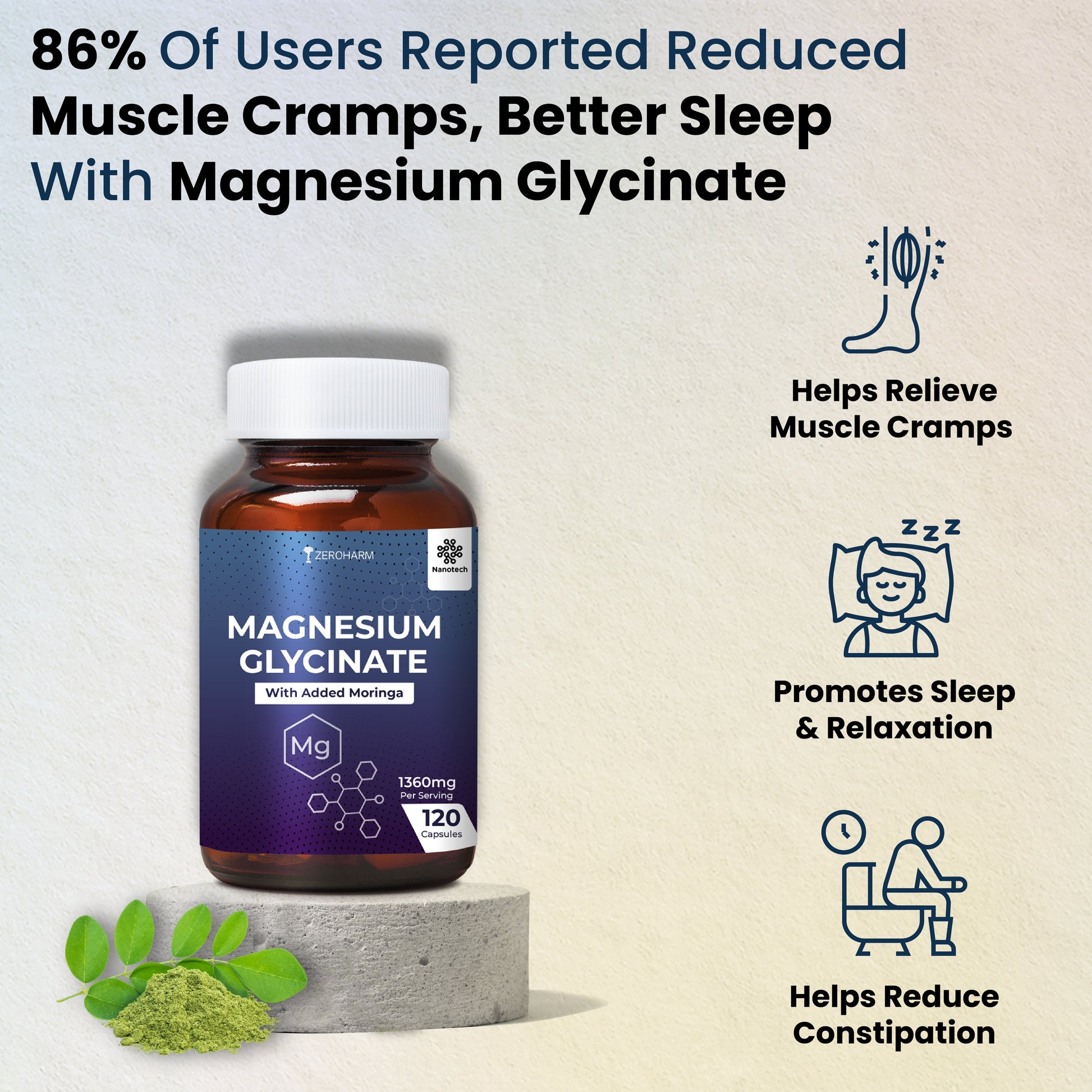 Magnesium Glycinate Capsules - Zeroharm
