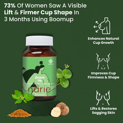 Narie BoomUp Ayurvedic Breast Increase Capsules - Zeroharm