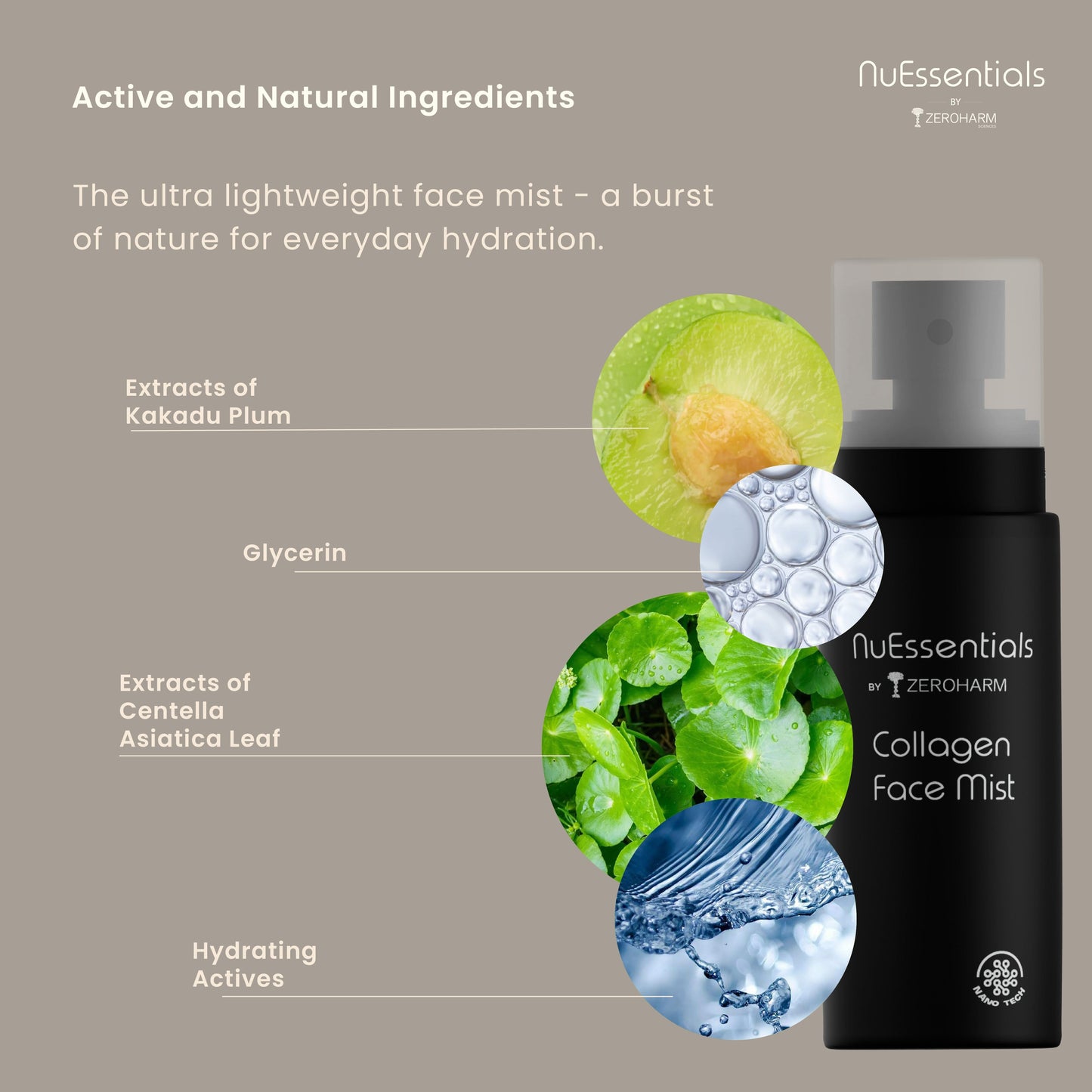 NuEssentials Face Mist - Zeroharm