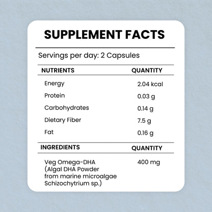 Veg Omega 3 DHA Capsules